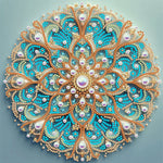 peinture diamant kit artisanal fleurs oiseaux motifs floraux strass adhésif plateau plastique gomme guide