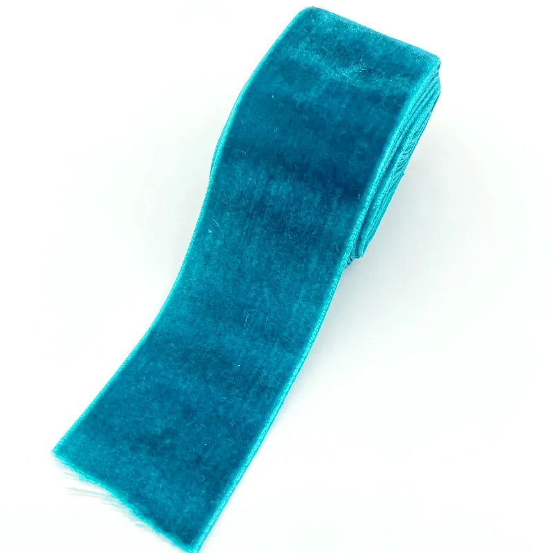 ruban velours uni élégant 18 couleurs opaques décoration mariage bricolage yards polyester