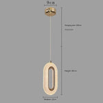 Lampe suspendue nordique or moderne translucide chambre salon éclairage décoration intérieure