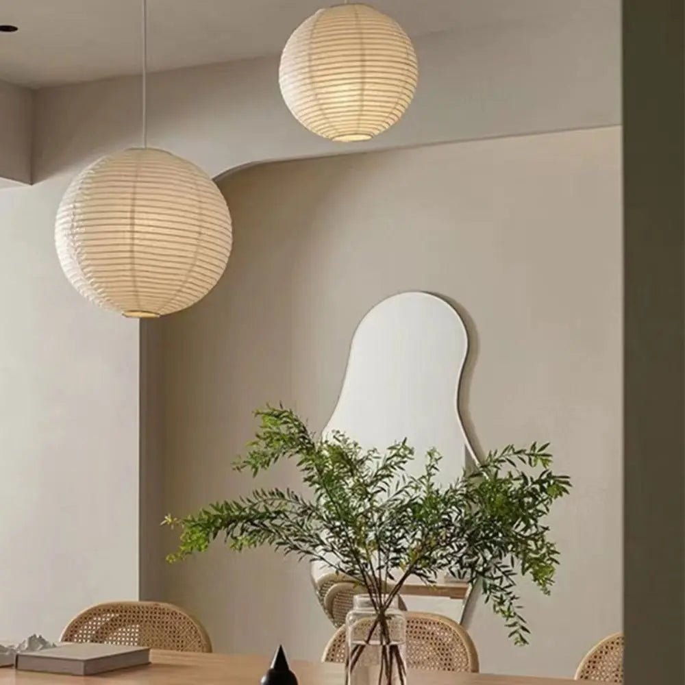 suspension moderne blanche rayures horizontales abat jour fer opaque plafonnier contemporain 40cm 30cm