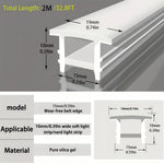 couverture silicone ruban led blanc moderne adhésif doux contemporain 1000cm 100cm 200cm