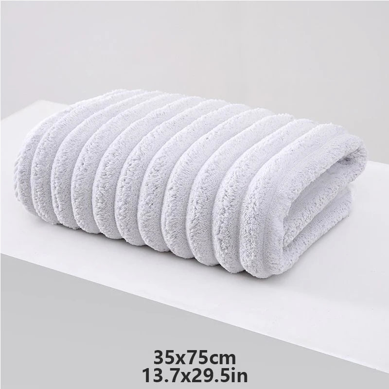 serviettes bain rayées douces absorbantes rapide séchage moderne blanc rose gris bleu pâques clips