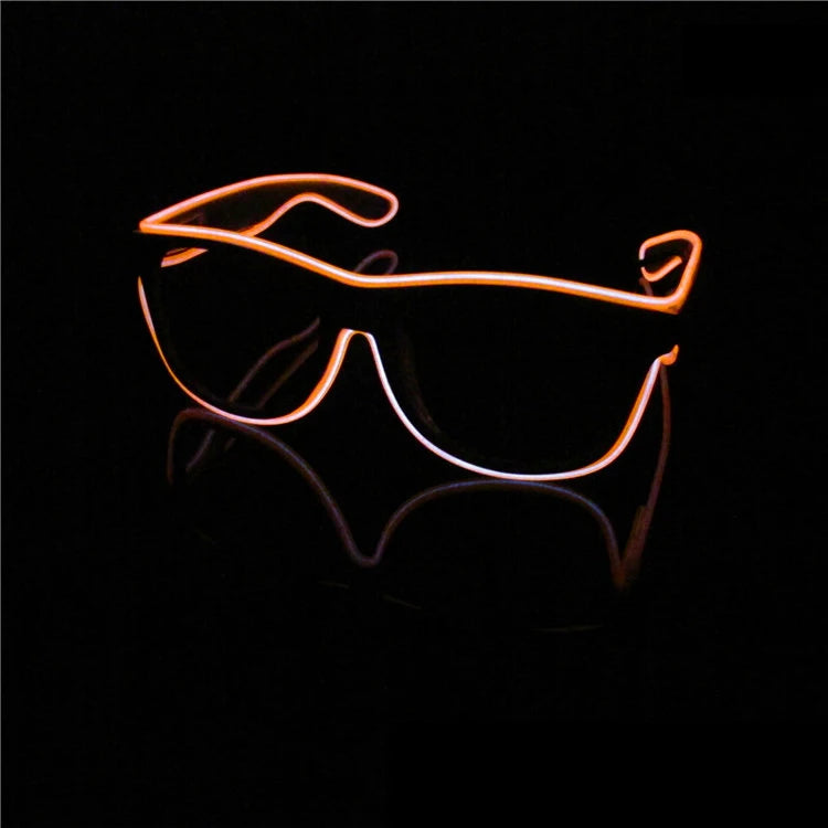 lunettes soleil lumineuses clignotantes filament led occasion fête moderne couleurs vives variées