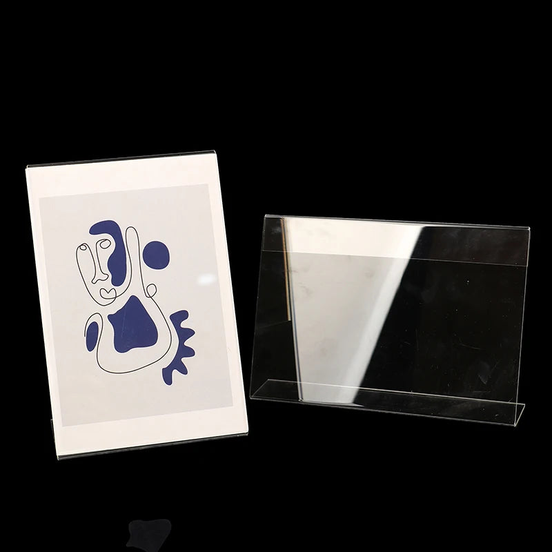Cadre photo acrylique blanc pour décoration intérieure épurée