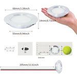 projecteur led spot argenté moderne 12v 3w 60lm 2700k 4000k 6500k aluminium