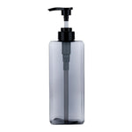 flacons savon liquide pompe contemporains blanc orange bleu gris opaques salle bain