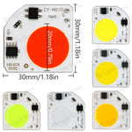 projecteur led 5w 220v orange blanc rouge vert bleu moderne technologique 30x30mm