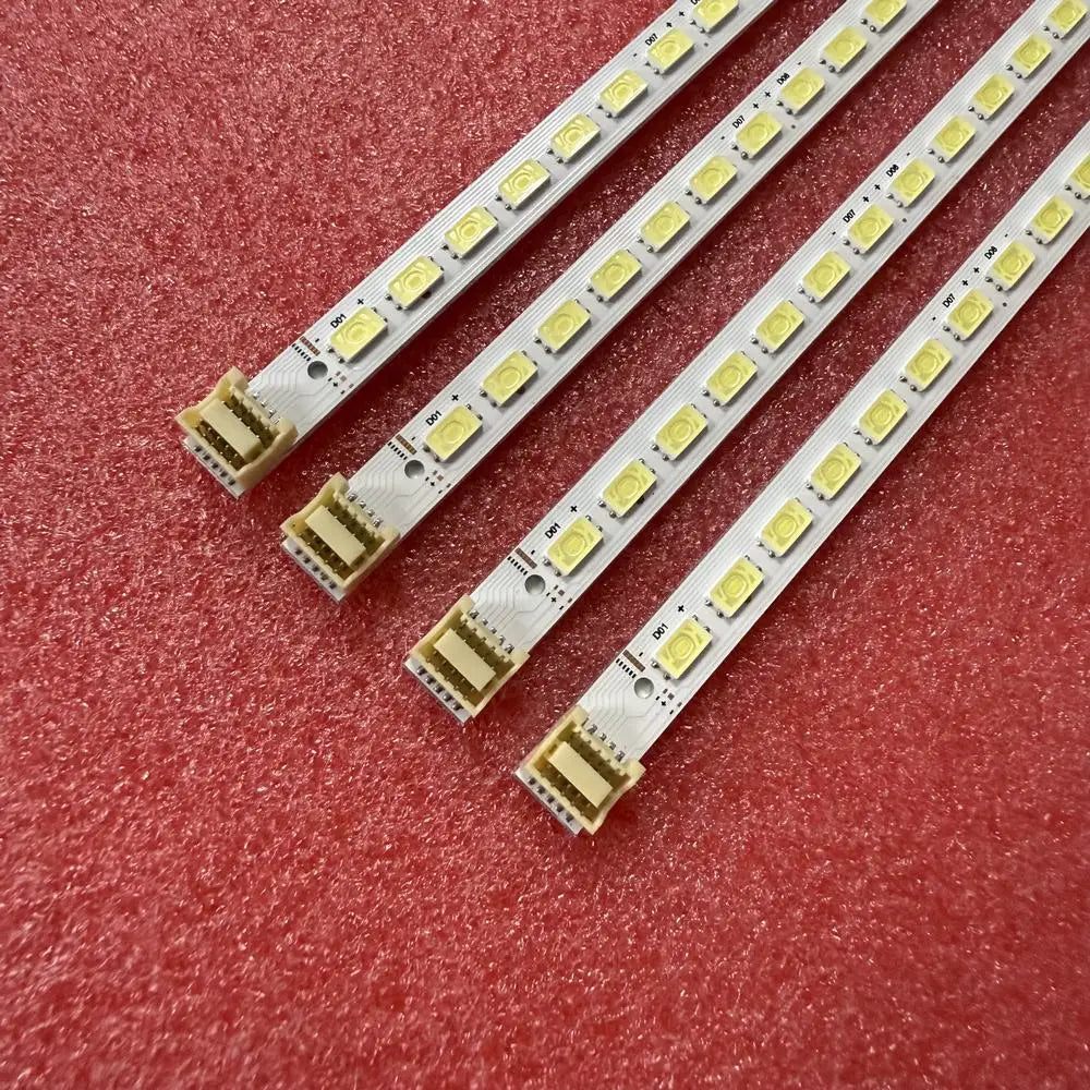 bande led blanc doré points lumineux moderne clips dorés éclairage chambre salon deco