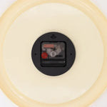 horloge murale moderne aiguilles originales minimaliste couleur jaune rouge bleu blanc