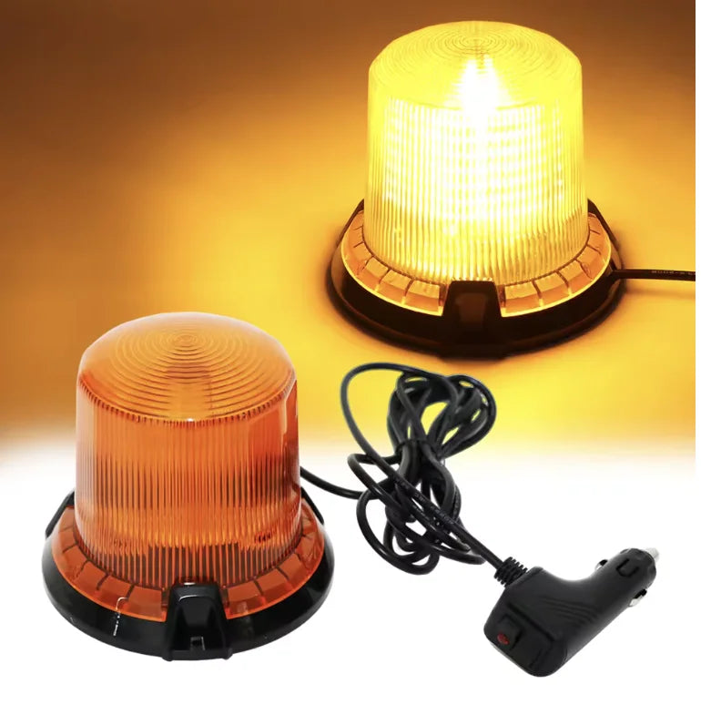 lampe signalisation danger rouge bleu orange aimant led 360 rotation flashing strobo moderne sécuritéurgence