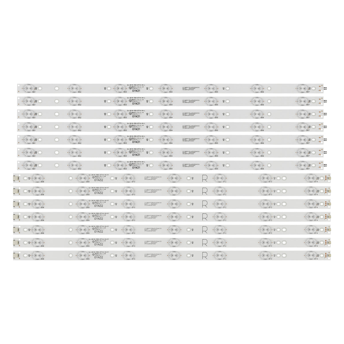 bande lumineuse led blanc connecteur boutons modernes fixations câbles électriques