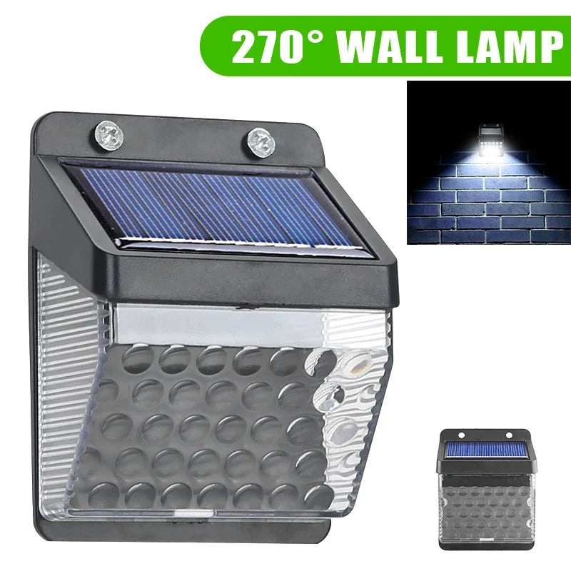 lampe solaire capteur mouvement moderne noire ip65 led abs rechargeableextérieur vis fixations