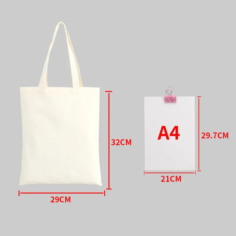 sac main femme toile noire grande pochette shopping coton solide moderne