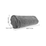 coussin lombaire housse polyester coton lit voyage couverture roulée moderne beigeclair texturelin