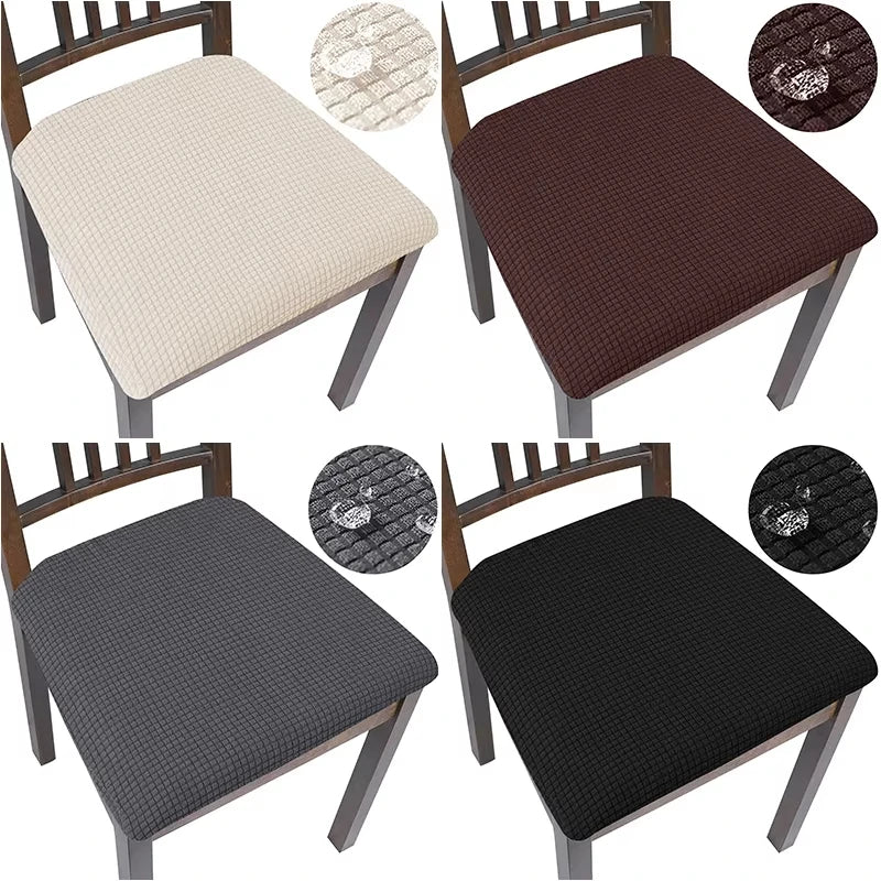 couvre siege chaise moderne polyester gris beige rose vert noir marron carreaux opacité lavable
