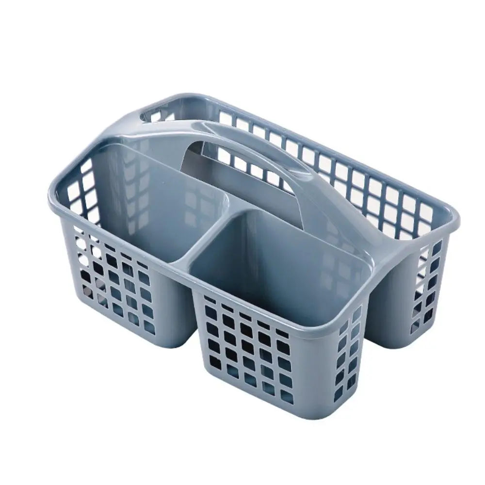 organisateur salle bain panier rangement blanc gris bleu pastel treillis moderne minimaliste