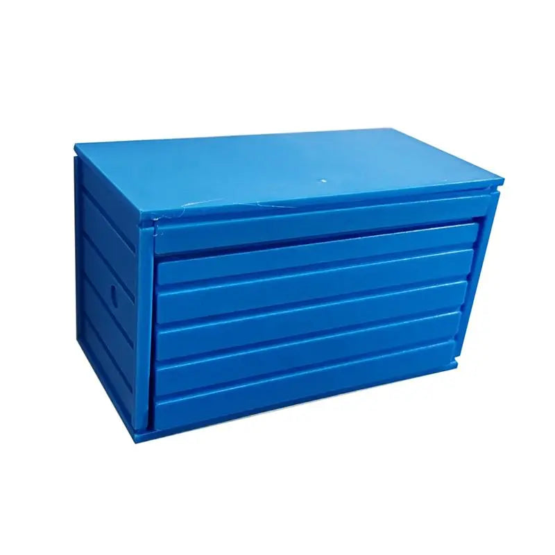 organisateur clés boîte rangement murale bleue moderne vis poignée pvc
