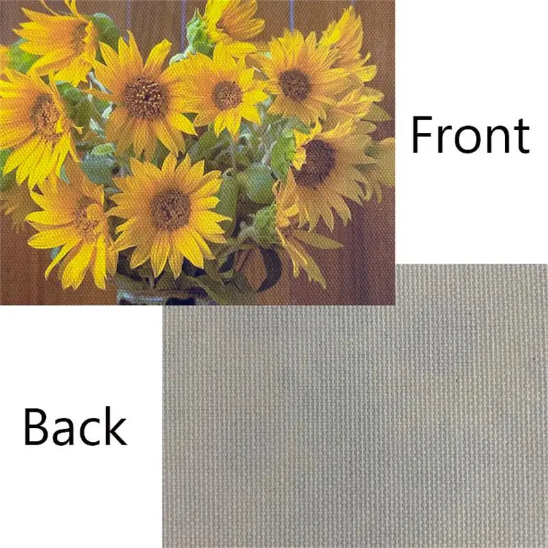 toiles d'impression coton mates a4 a3 artistes motifs floraux blanc beige