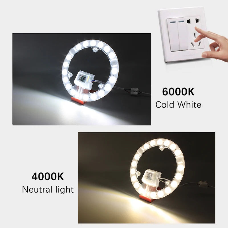 Module LED blanc moderne aimant 18W 4000K 6000K câble éclairage économieénergie
