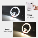 Module LED blanc moderne aimant 18W 4000K 6000K câble éclairage économieénergie