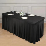 housse table pliante extensible clips table rectangulaire moderne couleur unie imperméable