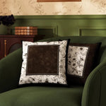 housse coussin motif floral peluche carré décoration maison lit salon voiture chambre coucher