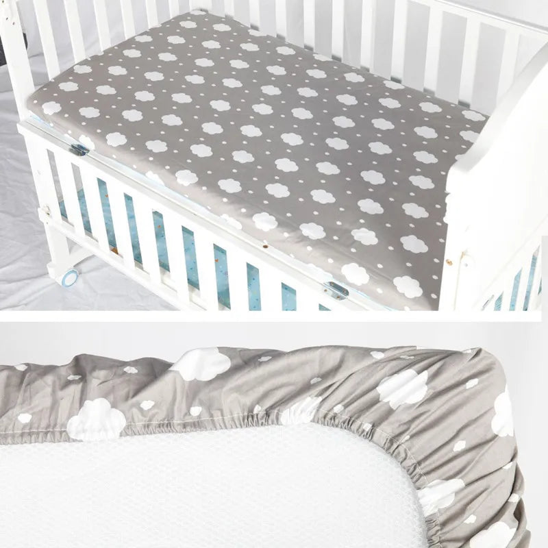 drap bébé 100% coton couleurs animaux motifs géométriques simple illustration four seasons unisexe