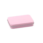 boîte métallique réutilisable noir mat classique rangement ongles artificiels respectueux environnement transparent fil écouteur