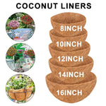 Doublure de panier en fibre de coco naturelle noire