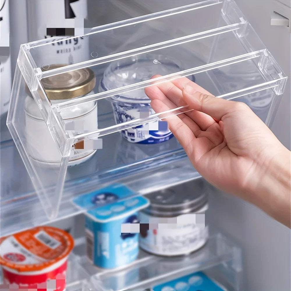 organisateurs rangement transparent modernes cuisine réfrigérateur placard différents articles divers respectueux environnement