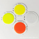 source lumineuse led cob 50w jaune rouge orange moderne grille perforations boutons commandes