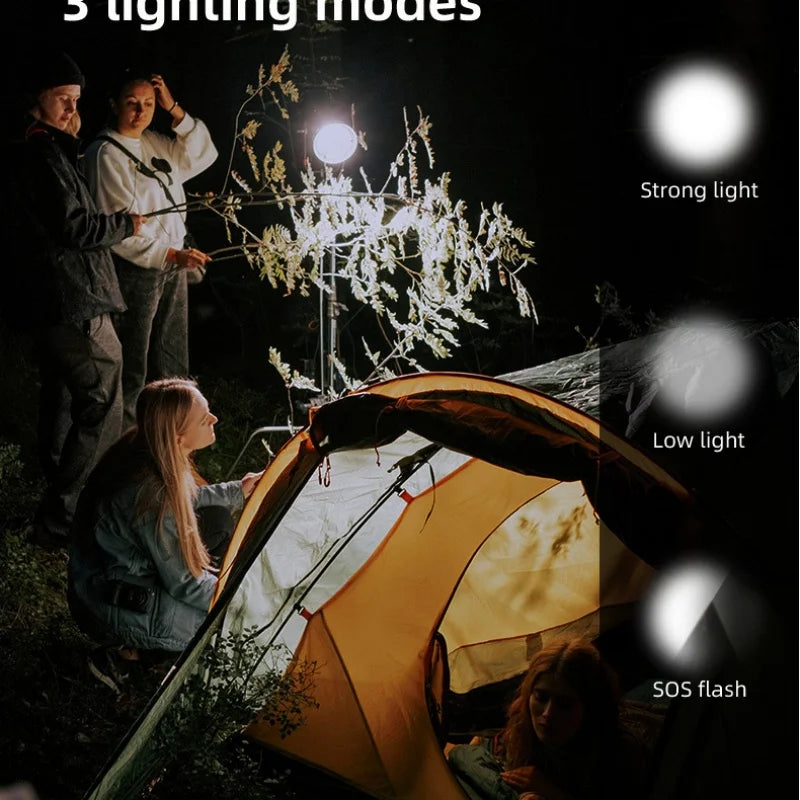 ampoule led rechargeable blanc ridge moderne crochet camping travail lecture