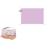 tapis pique nique pliable avocats hamburgers fleurs poignées métalliques vert orange rose violet moderne