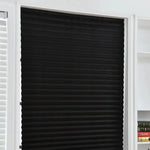 store lamelles noir opacité totale moderne clips fixation 60x150cm