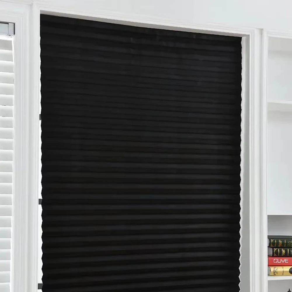 store lamelles noir opacité totale moderne clips fixation 60x150cm