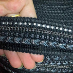 rubans décoratifs dentelle sequins élégants mariage rose doré vert bleu