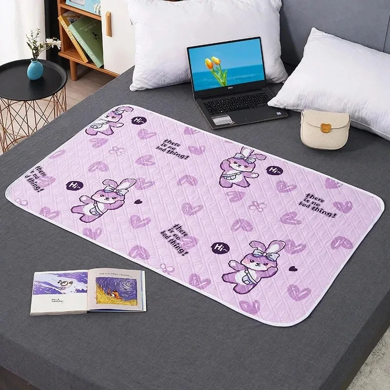 tapis sol imperméable protection lit bébé adulte motif licorne panda motif coeur