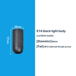 ampoules led e14 e27 blanc noir anneau fixation moderne sans visibilité fixe