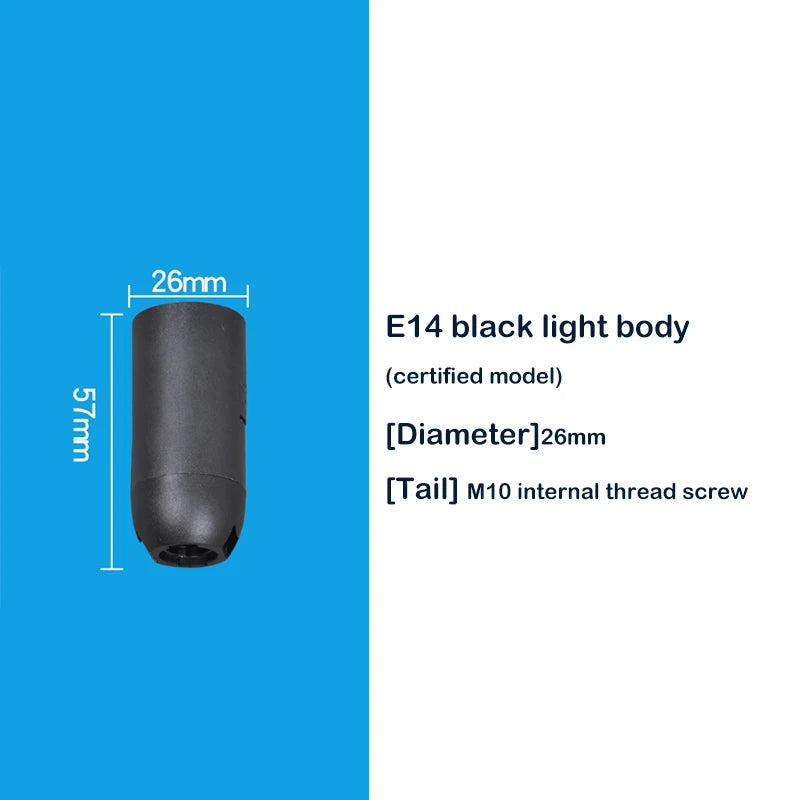 ampoules led e14 e27 blanc noir anneau fixation moderne sans visibilité fixe