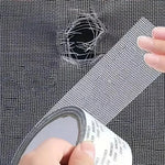 ruban adhésif réparation fenêtre moustiquaire patch imperméable 2m gris maille fine pratique