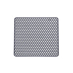 tapis silicone moderne violet jaune noir hexagonal drainage rapide cuisine vaisselle verre