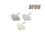 porte clés porte savon ombrelle moderne minimaliste beige rose gris blanc texture ombrelle crochets