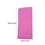 gants massage peau exfoliation tissu texture moderne bleu rose vibrant absorption rapide