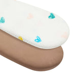 draps housses bébé unisexe 1ans polyester coton quatre saisons imprimé animaux ondulés blanc roseclair
