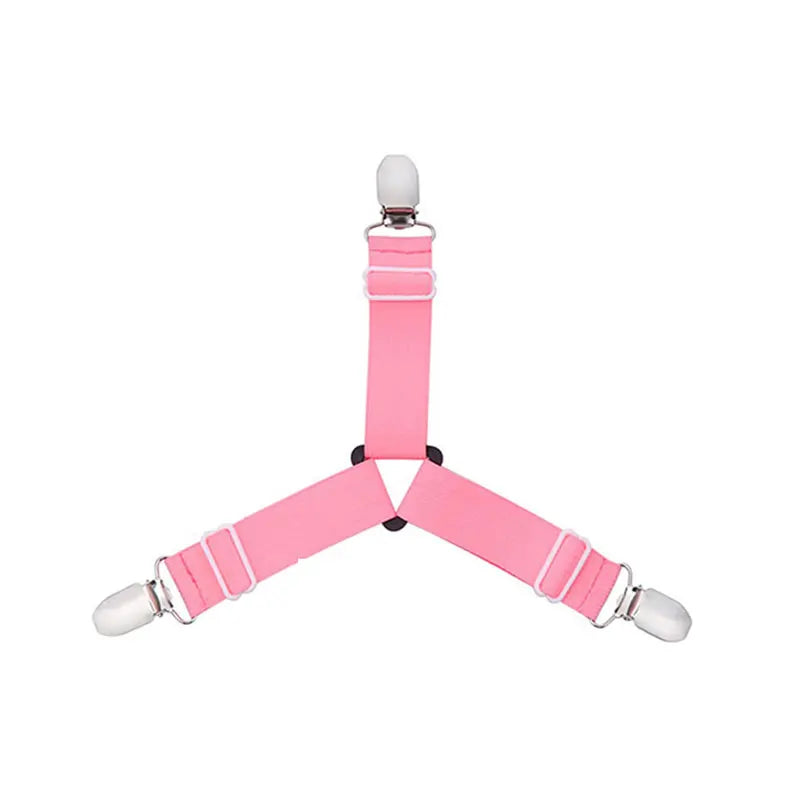 attache élastique lit clips métalliques tissu uni polyester coton moderne bleu noir blanc qualité