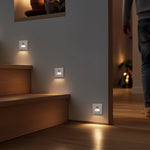 interrupteur mural led capteur mouvement sensoriel gris noir moderne tactile