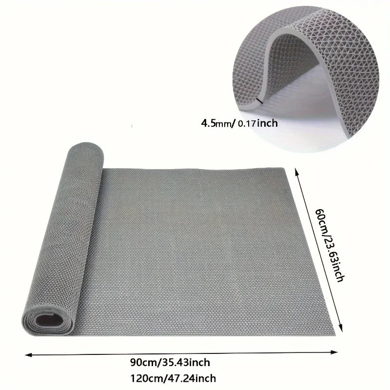 tapis douche moderne 60x90cm losange alvéolé rouge opalescent minimaliste respectueux environnement