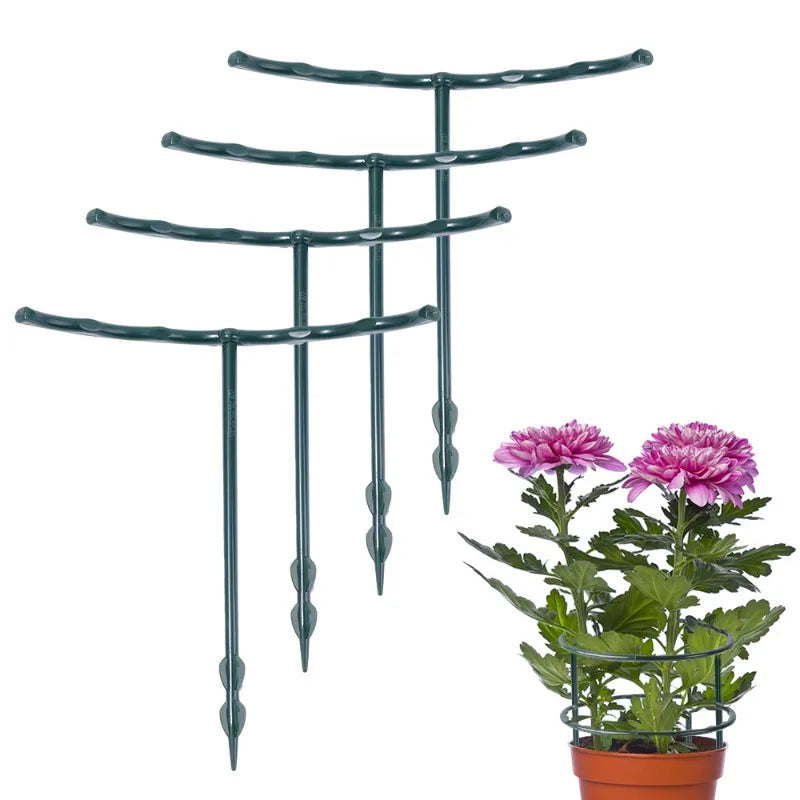 support plante vert foncé clips plastique peint pratique fleur grimpante bonsaï jardin arrangement