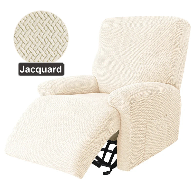 housses fauteuil gris tissu jacquard moderne élastique accueil pièces