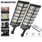 lampe rue led moderne étanche capteur mouvement solar charging noir fonctionnelleextérieur abs ip68